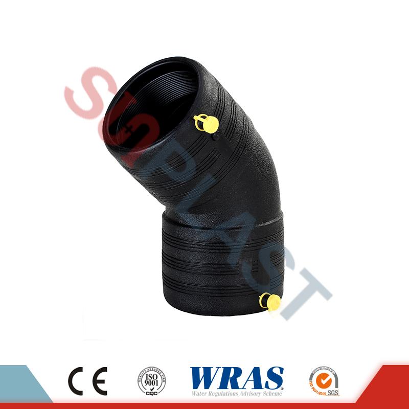 HDPE Elektrofüzyon 45 dərəcə Dirsək