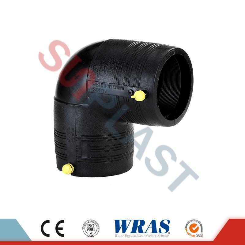 HDPE Elektrofüzyon 90 dərəcə aşağı